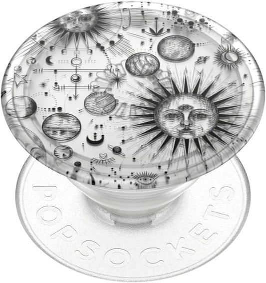 PopSockets Plant-Based Phone Grip with Expanding Kickstand, Adhesive Grip, Eco-Friendly - Cosmic Sun