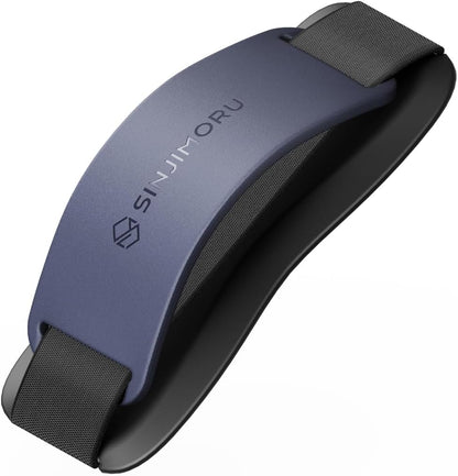 Sinjimoru Phone Grip with Silicone Band – Comfortable One-Hand Holder & Kickstand for Smartphones, Tablets, and eReaders for iPhone, Android, and Kindle Sinji Grip Silicone Midnight Blue