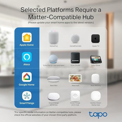 TP-Link Tapo Smart Light Bulbs, 1100 Lumens High Brightness (75W Equivalent), Matter-Certified, 16M Colors WiFi Light Bulb, Dimmable, Works w/Siri, Alexa & Google Home, A19 E26, Tapo L535E(2-Pack)