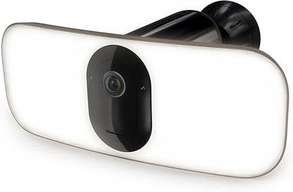 Arlo Pro 3 Wireless LED Floodlight Security Camera 2K HDR, 2000-3000 Lumens, Custom Detections, Emergency Response, Connects to Wi-Fi, Color Night Vision, 2-Way Audio, Rechargeable (Black)