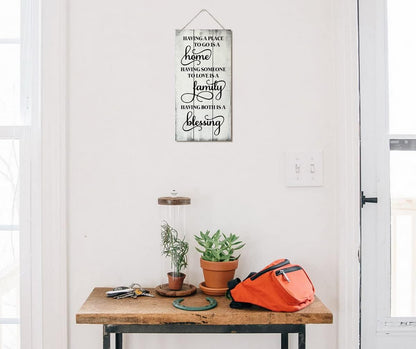 Having Somewhere to Go Decor Sign, Printed Wood Wall Art Sign, Housewarming Gifts, Funny Home Signs Decor, Hanging Wood Sign Home Decorative, Rustic Farmhouse Wood Sign Decor Wall Art 12x6 in