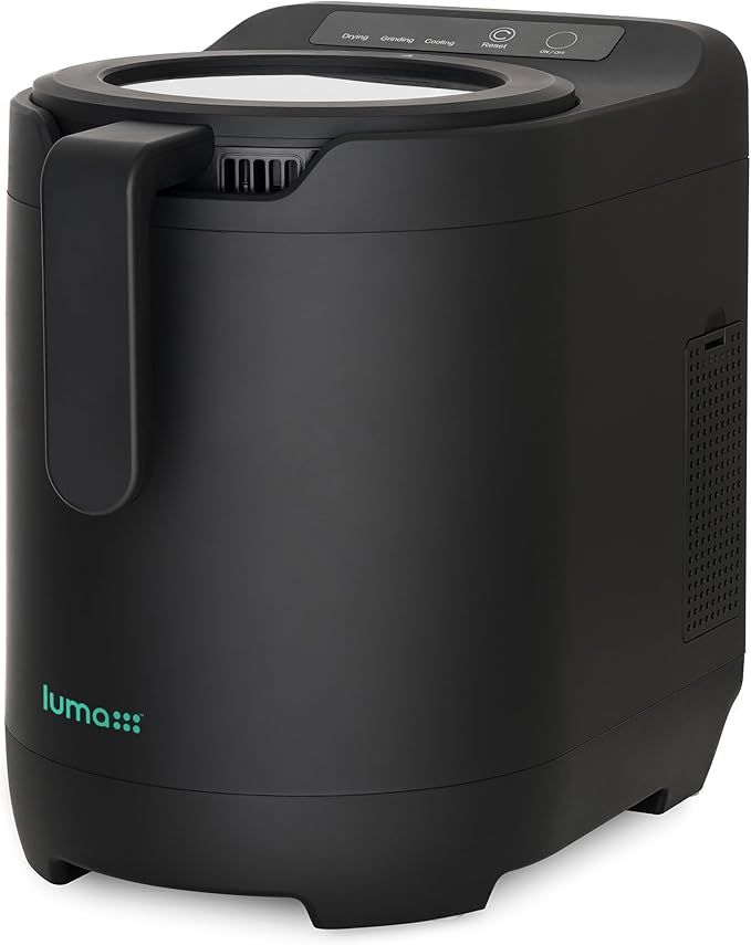 Luma® by Newair Electric Composter for Kitchen | 2.5L Odorless Kitchen Composter | Dishwasher Safe Indoor Compost Machine | 90% Volume Reduction in 3-6 Hours