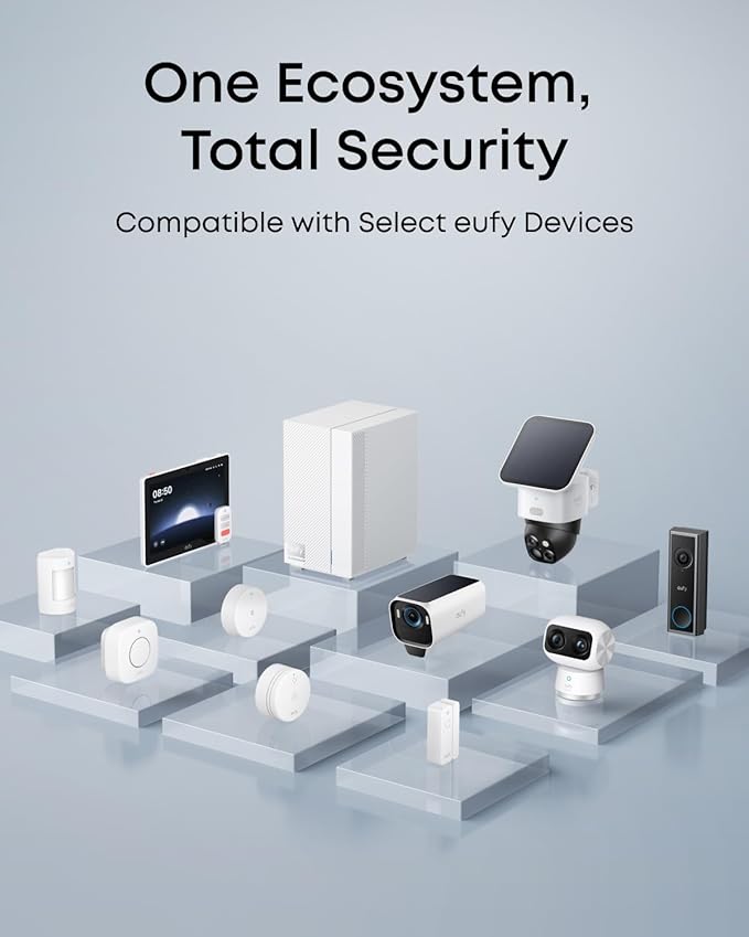 eufy HomeBase Professional S1, Home Security Center, 4G Connectivity, Battery Backup, Local Expandable Storage, Advanced Local AI, Compatible with eufy Security Products