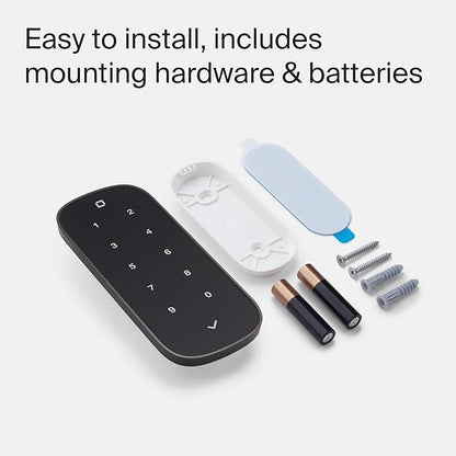 Level Smart Keypad Lock Accessory for Use with Any Level Smart Lock or Bolt, Weatherproof with LED Backlight, Bluetooth-Enabled Door Lock Accessory for Keyless Entry (Matte Black)