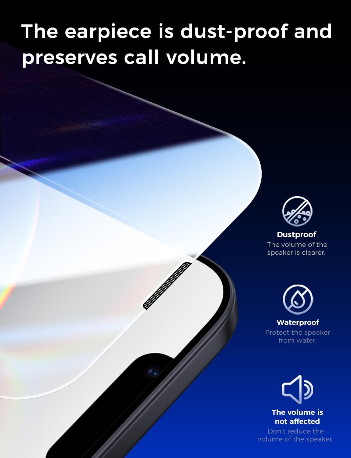 MAGIC JOHN 2 Pack for iPhone 16e Screen Protector 6.1 inch, Tempered Glass Film, Auto Dust-Elimination, Bubble Free, Easy Installation