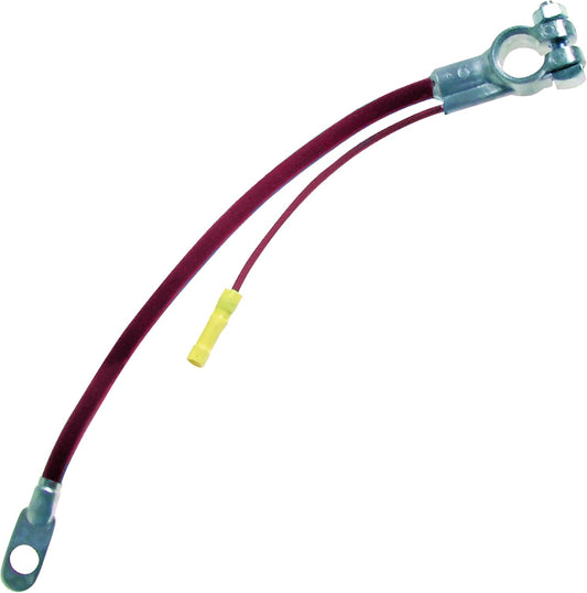 Sherco-Auto Red 53" Inch 4 Gauge Top Post Battery Cable with Auxiliary Lead - Made in USA