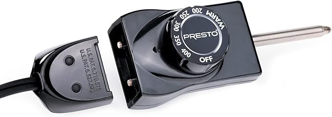 Presto 06006 Kitchen Kettle Multi-Cooker, Steamer, Deep Fryer, Black
