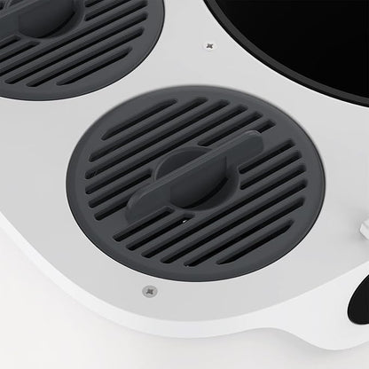 4L Electric Composter for Kitchen, Smart Compost Bin Outdoor Indoor, Auto-Cleaning, 2 Detachable Carbon Filter, Turn Food Waste to Fertilizer for Garden