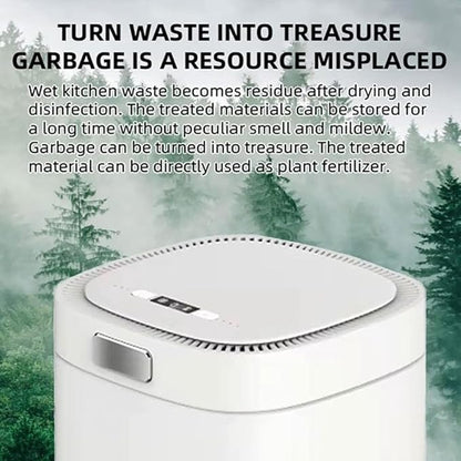 Electric Kitchen Composter, Smart Kitchen Waste Composter, 2.5L Capacity, Automatic Food Waste Cycler, Transform Garbage into Nutrient-Rich Dirt for Lawn, Garden or Home Potted Plants