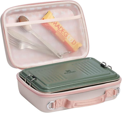 STANLEY All Day Mini Lunch Box | 4.2-quart | EVA Insulated Lunch Bag | Crush Resistant | Adjustable Strap | BPA-Free | Rose Quartz