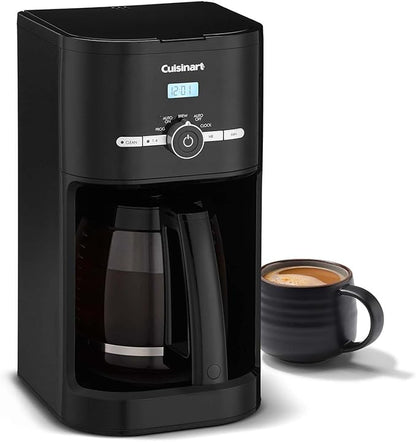 Cuisinart Classic 12-Cup Programmable Coffeemaker, Black, DCC-1120BKNAS