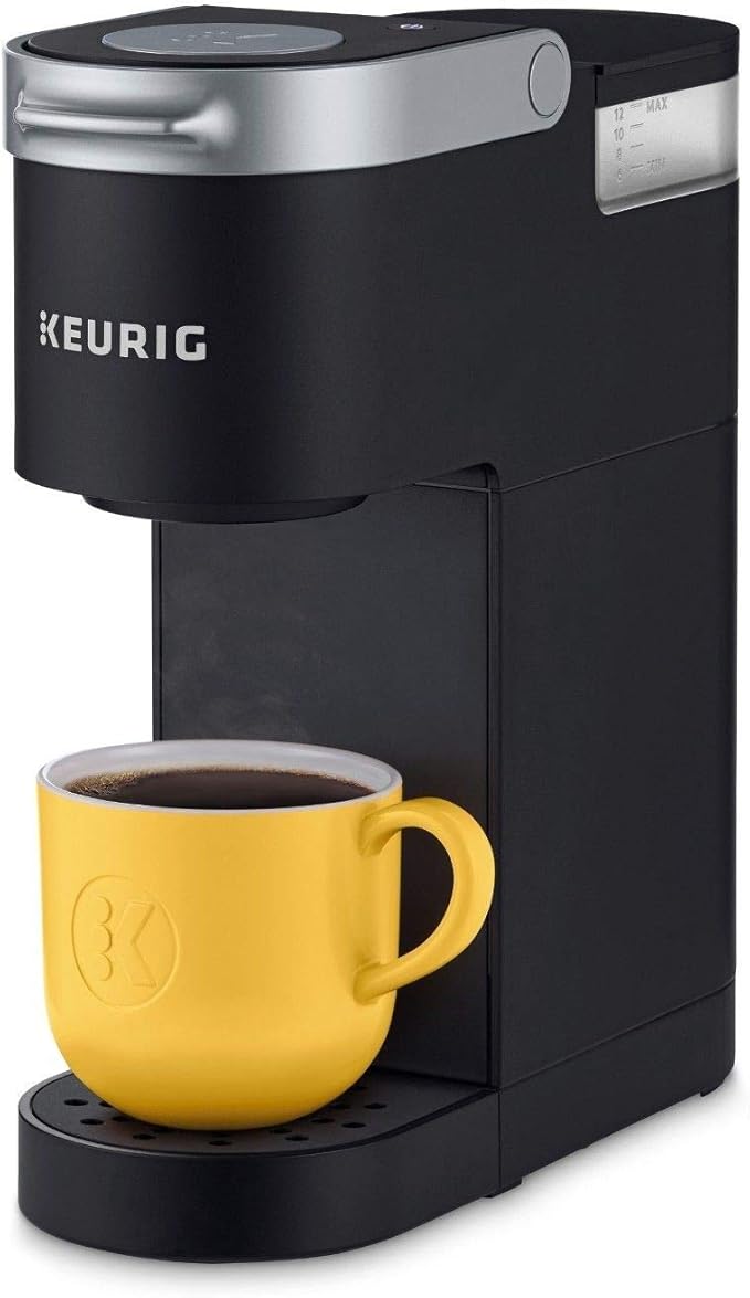 Keurig K-Mini Single Serve Coffee Maker, Black & Works Non-Dairy Milk, Hot and Cold Frothing, Compatible K-Café Coffee Makers Only,34 ounce, Charcoal Frother