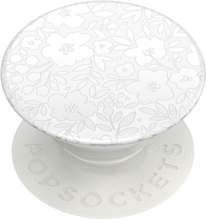 PopSockets Phone Grip with Expanding Kickstand, Adhesive Grip, Cute PopSockets - Blanc Fresh