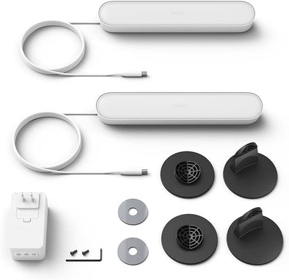 Philips Hue Smart Play Light Bar Base Kit, White - White & Color Ambiance LED Color-Changing Light - 2 Pack - Requires Bridge - Control with App - Works with Alexa, Google Assistant and Apple HomeKit