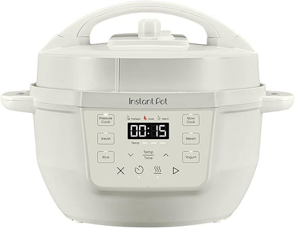 Instant Pot 4QT RIO Mini 7-in-1 Multi-Cooker, Pressure Cooker, Slow cook, Sauté, Steam, Rice Maker, Yogurt, & Warmer, Sea Salt, 4 Quarts