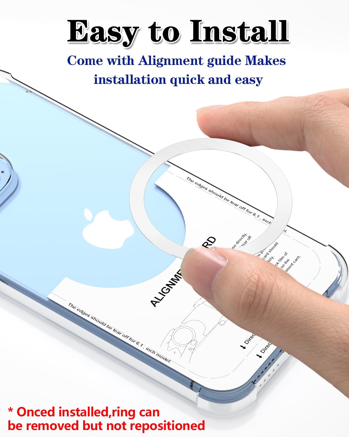 Metal Ring 10PCS,Ultra-Thin(0.4mm) for MagSafe Sticker,Magnetic Adapter,Phone Cases&Wireless Charger,Compatible with iPhone 16/15/14/13,Galaxy S24/S23/S22/Kindle (Silver 10PCS)
