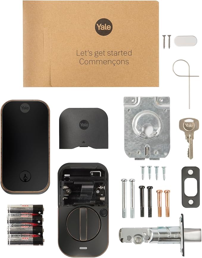 Yale Assure Lock 2 – Oil Rubbed Bronze Smart Lock for Front Door with Keypad and Adjustable Entry Codes (No Wi-Fi) and Deadbolt – Secure Keyless Entry Door Lock, YRD420-BLE-0BP