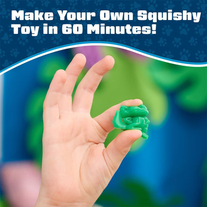 Elmer's Squishies Kids’ DIY Activity Kit, Create 4 Mystery Characters, 24 Piece Kit for Ages 6 and Up, Perfect for Stress Relief and Sensory Play
