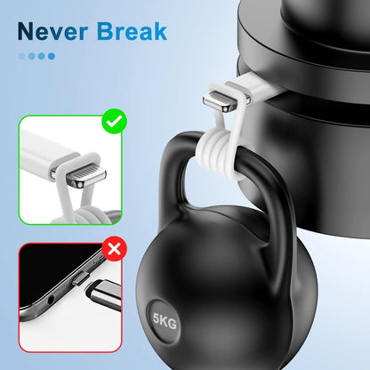 Multi Charger Cable 6Ft 2Pack, 3 in 1 Charging Cord, Universal Phone Charger, Multiple Charger Wire USB-A to Lightning/USB-Type C/Micro USB Connectors for Cellphone, Tablets and More (Charging Only)