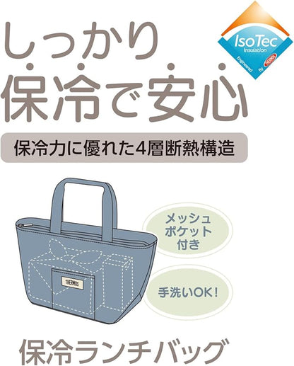 Thermos RFF-0041 ASB Insulated Lunch Bag, 1.6 gal (4 L), Ash Blue