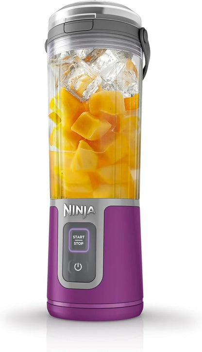Ninja Blast 16 oz. Personal Portable Blender with Leak Proof Lid and Easy Sip Spout, Perfect for Smoothies, Cordless, USB-C Rechargeable, Dishwasher Safe Parts (Renewed) (Passion Fruit Purple)