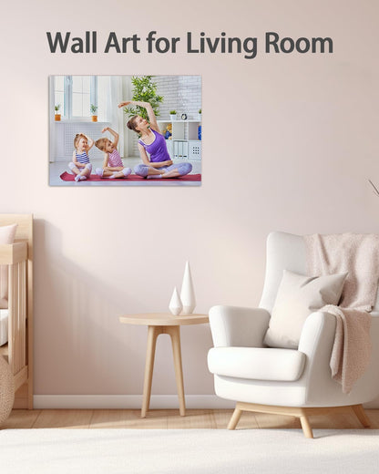 AbcCustomize Custom Canvas Wall Art with Your Photos, Perfect for Living Room, Bedroom, Farmhouse Decor, Personalized Gifts