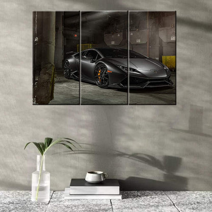 TUMOVO 3 Panel Modern Framed Landscape Artwork Giclee Canvas Prints Pictures Paintings on Canvas Wall Art for Living Room Bedroom Home Office Decorations,Sports car Poster - 12 x 24 inch x 3 Pieces