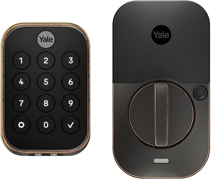 Yale Assure Lock 2 with Bluetooth – Oil Rubbed Bronze Smart Lock for Front Door with Keypad and Deadbolt – Secure Keyless Entry Door Lock (No Wi-Fi), YRD430-BLE-0BP