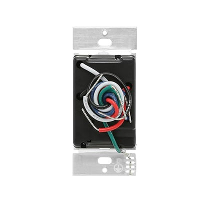 Lutron Claro Smart Light Switch for Caseta Lighting, for LED Lights, Fans, 5 Amp, Single-Pole/3-Way, Neutral Required, DVRF-5NS-GR, Gray