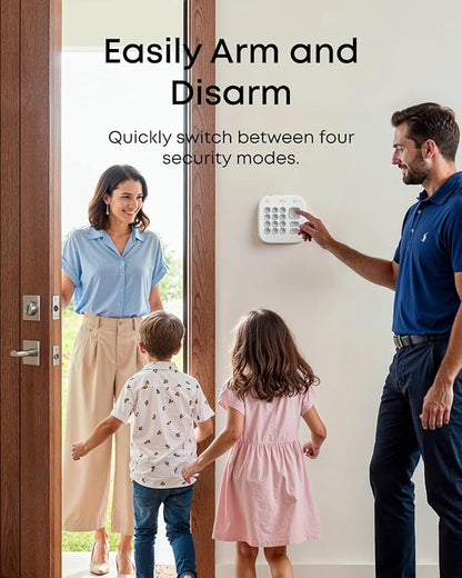 eufy Keypad E10, Quick and Convenient Arming/Disarming, Covert Duress Alarm, One-Touch SOS Alert, Requires HomeBase 2, 3 or Pro