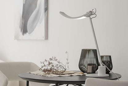 BenQ Genie e-Reading Desk Lamp - Bright Lighting for Small Workspace, Dimmable with 13 Color Modes, Auto-dimming, Eye-Caring Lamp for Home Office, Reading, Study, Craft, Matte Gold
