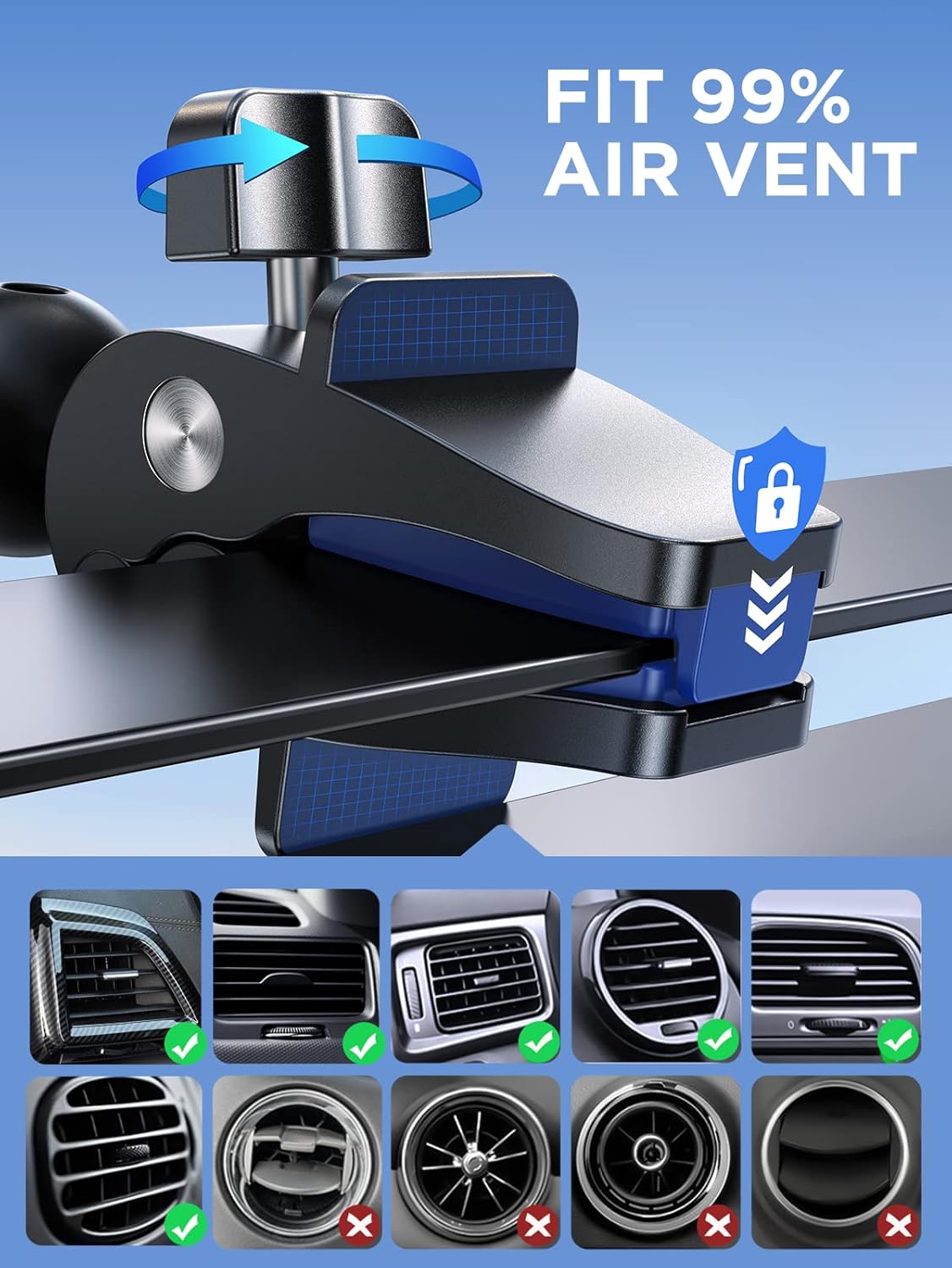 Wireless Car Charger, 15W Qi Fast Charging Auto Clamping Car Charger Phone Holder Mount, JOYROOM Cell Phone Holder Car Mount for iPhone 16 15 14 13 Pro Max Xs, Galaxy S24 Ultra, LG, Google