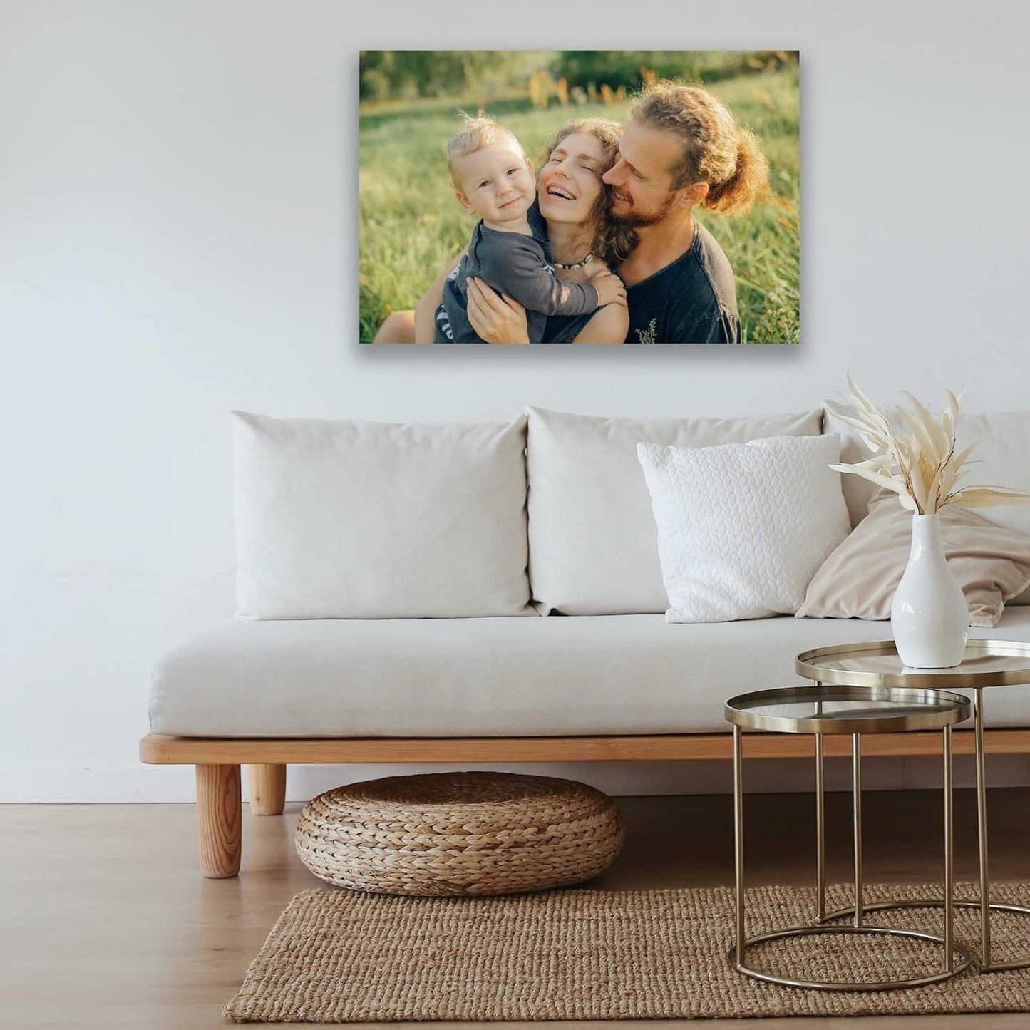 Custom Canvas Prints with Your Photos Custom Wall Art Personalized Canvas Pictures for Pet/Family Gifts for Mom/Men/Women (16'' W x 24'' H)
