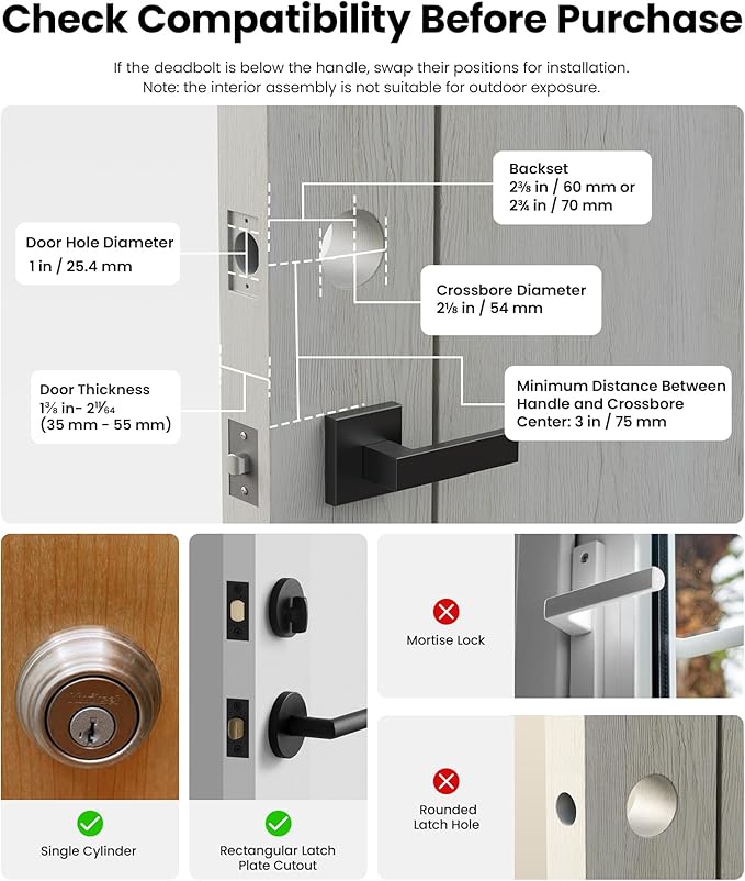 Lockin Veno Palm Vein Smart Lock with Built-in Wi-Fi, 7-Month Battery, Matter Compatible, Palm Vein & Fingerprint Unlock, Keyless Entry, App Control, Auto-Lock, PIN Code, ANSI Grade 2, IP65 Waterproof