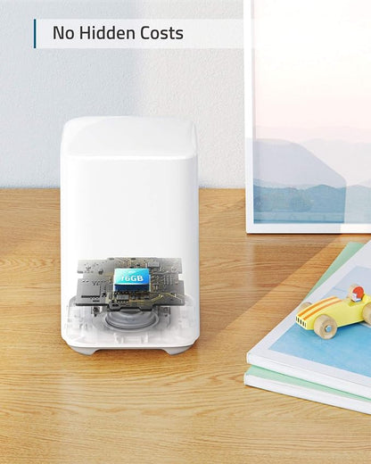 eufy security, eufyCam 2C Pro 4-Cam Kit, Wireless Home Security System with 2K Resolution, 180-Day Battery Life, HomeKit Compatibility, IP67, Night Vision, and No Monthly Fee.