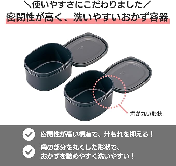 Zojirushi SZ-MB04-BA Insulated Lunch Box, 0.7 Pieces, Black
