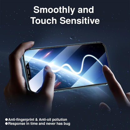 SMARTDEVIL 2PACK Privacy Screen Protector for iPhone 12/12 Pro 6.1 inch Shatterproof Tempered Glass [True 28°Anti Spy] [9H Hardness] [Auto Dust-Elimination Install], [Bubble Free]