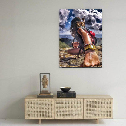 GZZFXXD Personalized Custom 22''x28'' Canvas Prints with Your Photo/your Image Large Wallart Wall Decor for Bedroom Dining room Living room Children's room