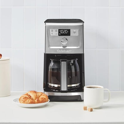 Cuisinart Coffee Maker, 14-Cup PerfecTemp Programmable Coffee Machine Glass Carafe with 1-4 Cup Setting, Brew Strength Control, Brew Pause, and Over Ice Function, Stainless Steel, DCC-3500SS