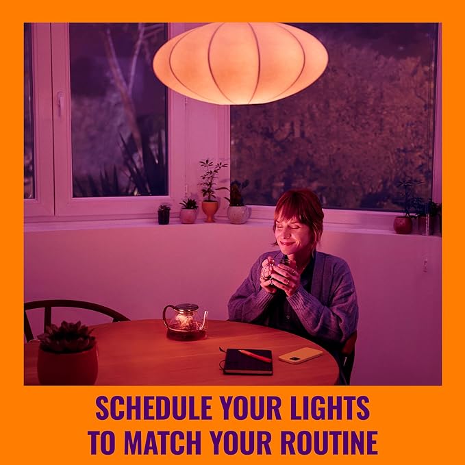 WiZ Connected 100W A19 LED Smart Light Bulbs Color 3-Pack - Connects to Your Wi-Fi - E26 Smart Bulb - Control with Voice or App + Activate with Motion - Matter Compatible