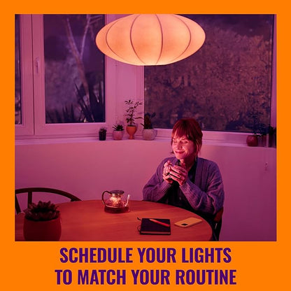 WiZ Connected 100W A19 LED Smart Light Bulbs Color 3-Pack - Connects to Your Wi-Fi - E26 Smart Bulb - Control with Voice or App + Activate with Motion - Matter Compatible