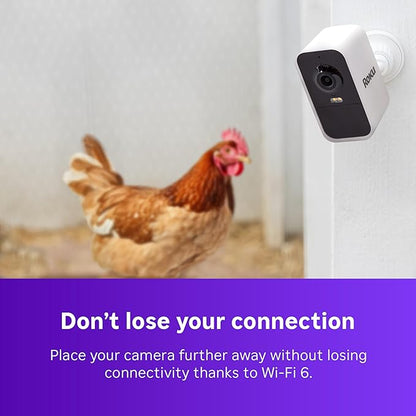 Roku Battery Camera for Home Security - New 2025 Weather-Resistant Indoor & Outdoor Wireless Camera & Pet Monitor with 1080p HD & Two-Way Audio - Rechargeable, Motion Detection & Wi-Fi (Pack of 2)