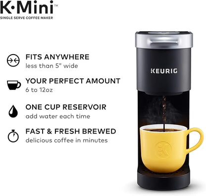 Keurig K-Mini Single Serve Coffee Maker with Donut Shop Coffee Pods, 32 count