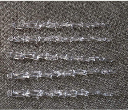 ToBeIT 6.1inch Chrismtas Tree icicles 25Pcs Acrylic Icicles Ornament Set for Chrismtas Decoration(25icicle-6.1inch)
