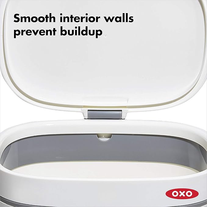 OXO Good Grips EASY-CLEAN COMPOST BIN - WHITE - 1.75 GAL/6.62 L