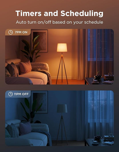 Govee BR30 Smart Light Bulbs, Works with Matter, Alexa and Google Assistant, LED Light Bulb, WiFi RGBWW Color Changing Flood Light Bulbs, Recessed Can Light Bulb, 2.4Ghz only, 850 Lumen, 4 Pack