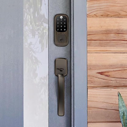 Yale Touchscreen Deadbolt with Z-Wave in Oil Rubbed Bronze
