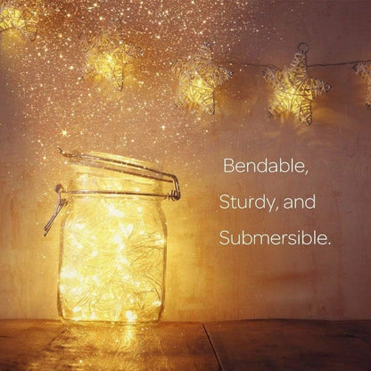 ANJAYLIA Fairy Lights, 4 Pack String Lights Battery Operated 10ft 30 LED Twinkle Lights for Wedding, Bedroom, Party, Christmas, Warm White