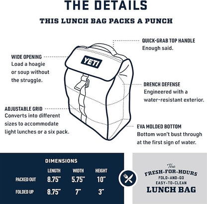 YETI Daytrip Packable Soft Cooler Lunch Bag, Firefly Yellow