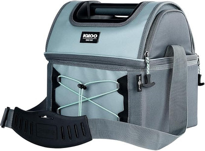 Igloo Gripper Soft Sided Cooler Bag | Insulated Dual Compartment Lunch Cooler